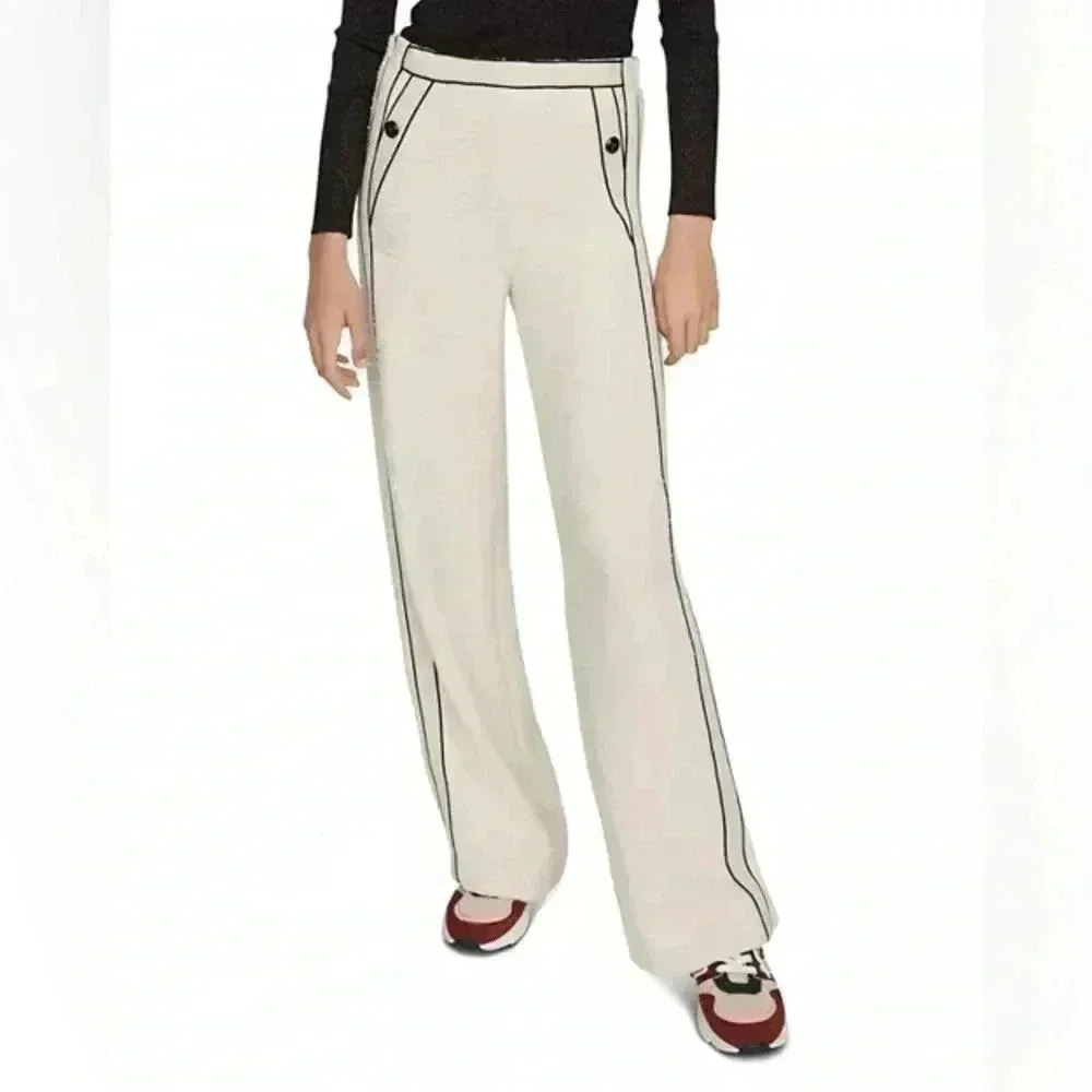 Maje
Poppy Piped Tweed Pants Size 2
